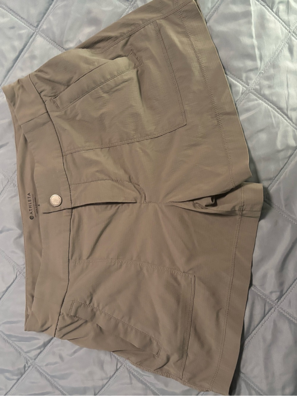Athleta Women's Khaki Lightweight Active Shorts